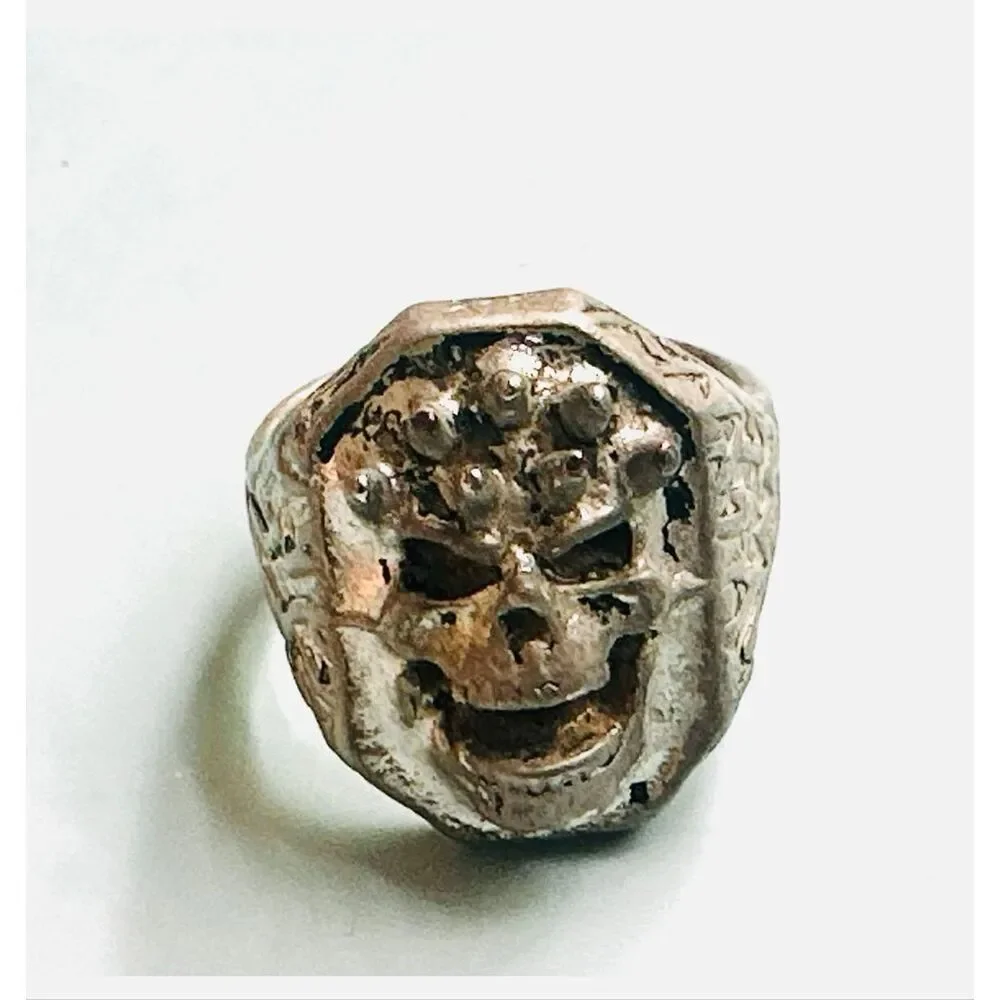 Vintage Skull Ring Gothic vintage skull